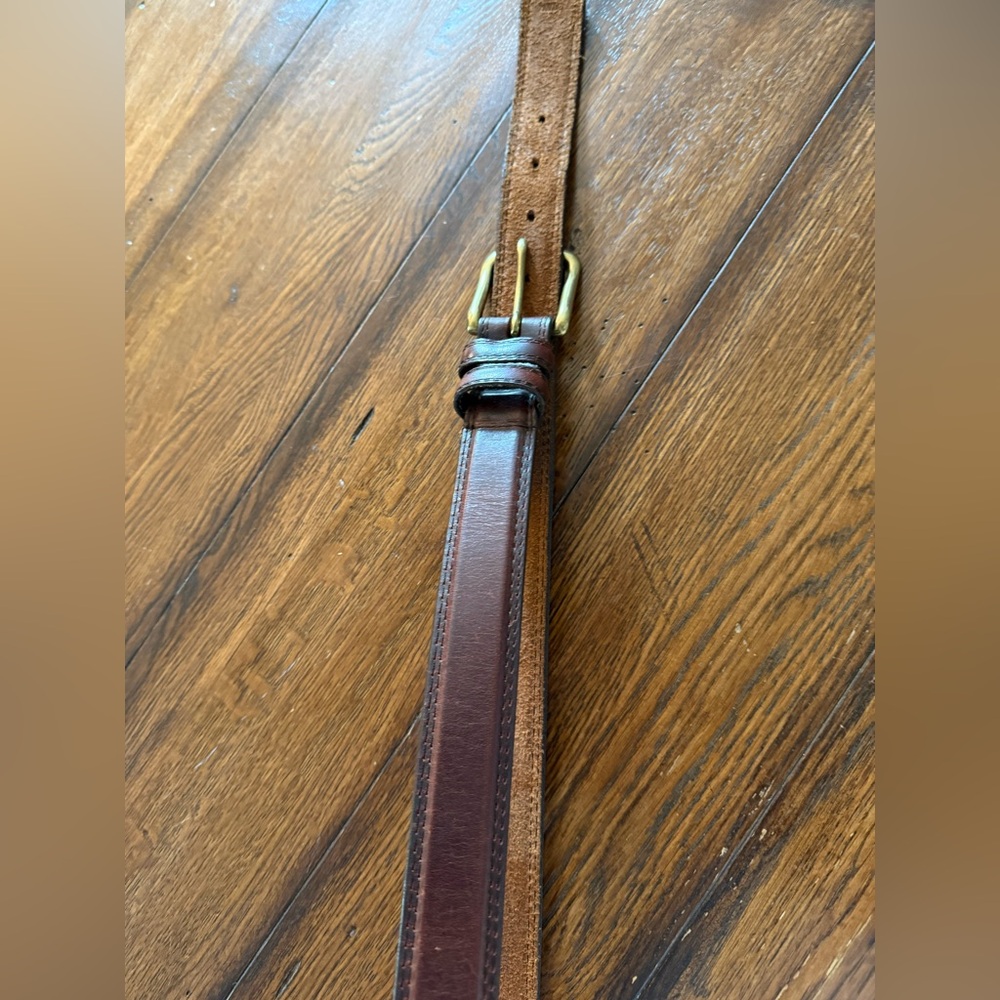 Brown Leather Men's belt